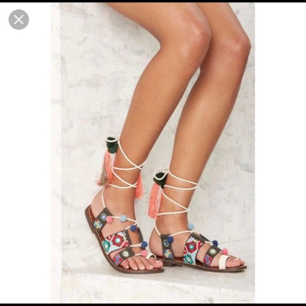 Sam Edelman lace up sandals